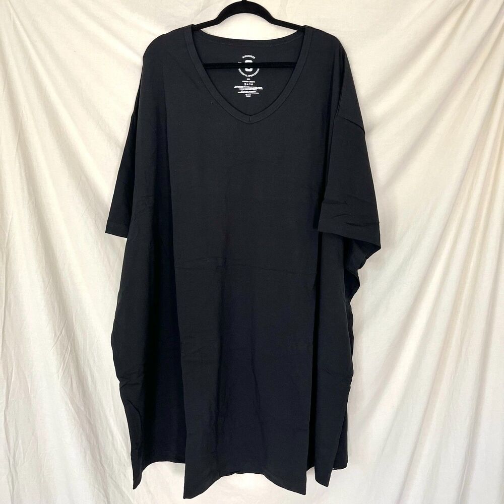 Brand New Black Cotton Strongsize T-Shirt Plus Size 8XL